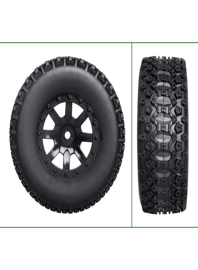 FriHobby Preglued 1/10 RC Short Course Truck Wheels and Tires 12mm Hex SCT Tires Compatible with Traxxas Slash 2WD Vxl 4x4 BL-2S Losi Blackout SC 22S SCT 2S-4S Brushless - Image 5